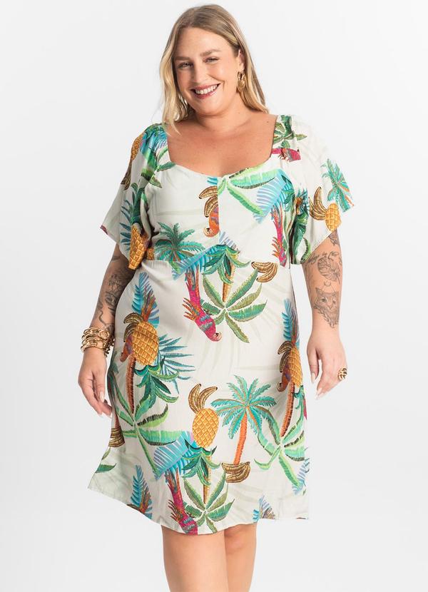 Secret Glam - Vestido Curto Ciganinha Branco 4