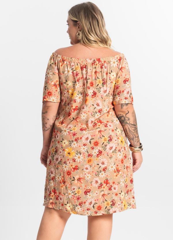 Secret Glam - Vestido Curto Ciganinha Marrom 2