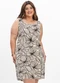 Secret Glam - Vestido Curto Feminino Plus Size Bege - variação: Bege