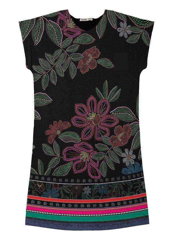 Secret Glam - Vestido Curto Feminino Plus Size Preto 4