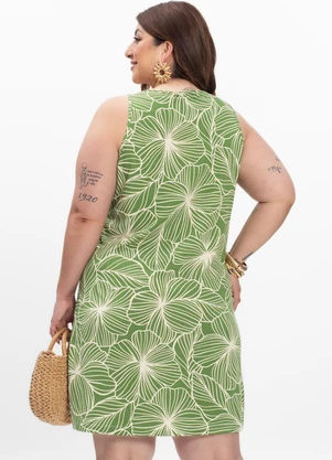 Secret Glam - Vestido Curto Feminino Plus Size Verde - SECRET GLAM