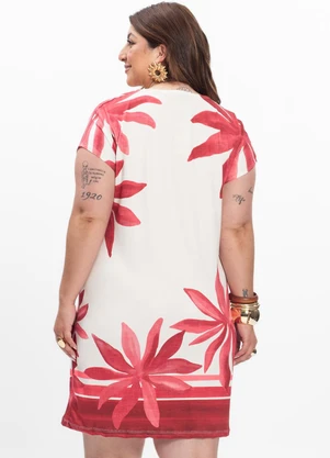 Secret Glam - Vestido Curto Feminino Plus Size Vermelho - SECRET GLAM