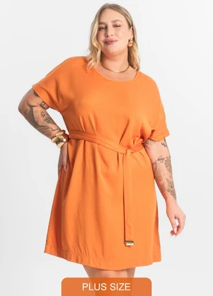 Secret Glam - Vestido Curto Laranja - SECRET GLAM