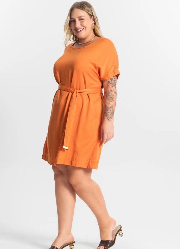 Secret Glam - Vestido Curto Laranja 2