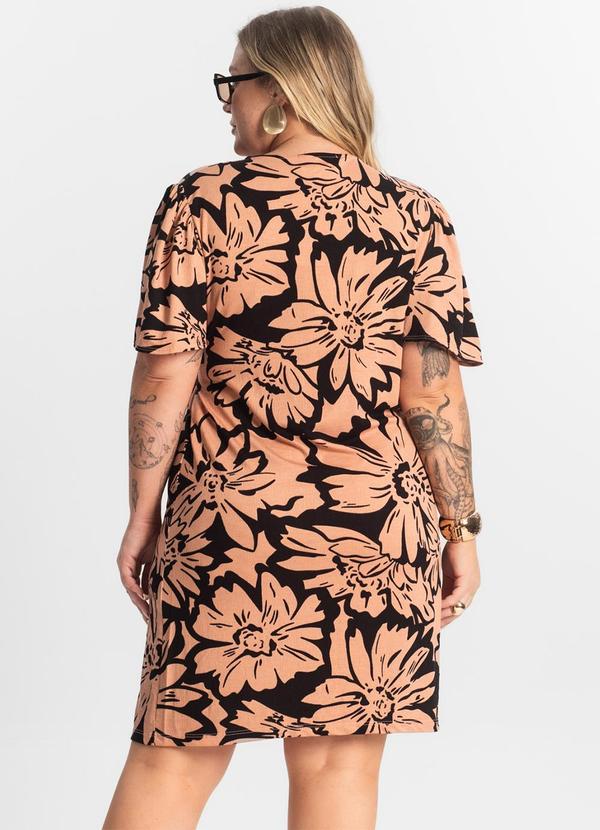 Secret Glam - Vestido Curto Marrom 2