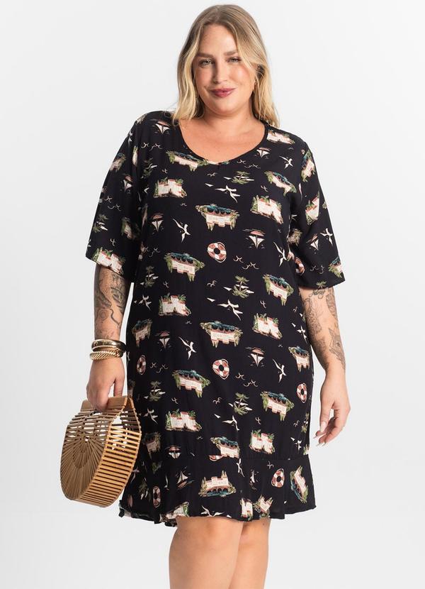 Secret Glam - Vestido Curto Preto 4