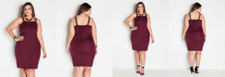 Vestido de Alas Bord Plus Size