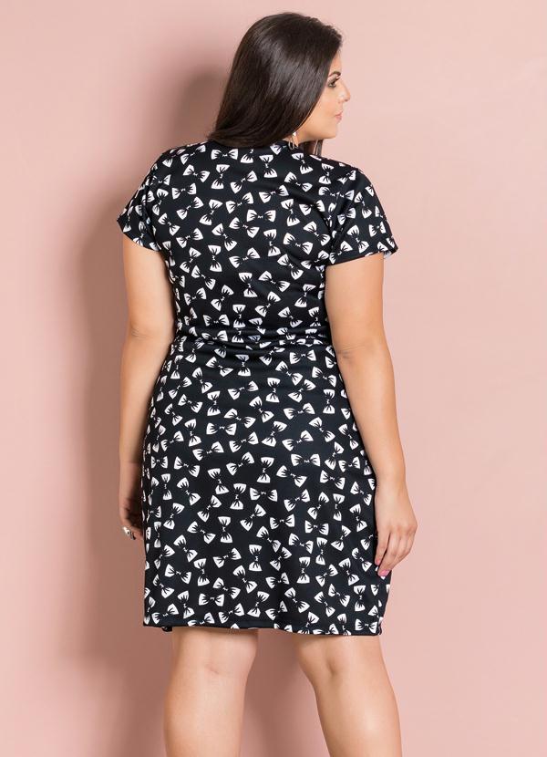 Marguerite - Vestido Decote Transpassado Laços Plus Size 2