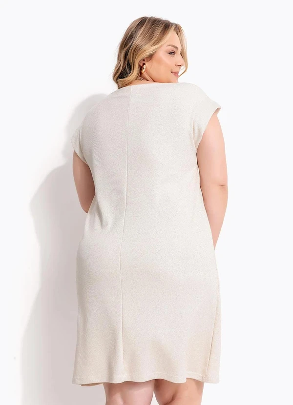 Marguerite - Vestido Dourado em Lurex 2