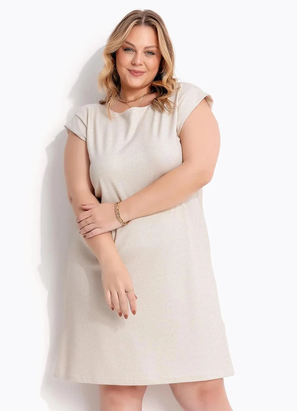 Marguerite - Vestido Dourado em Lurex 6