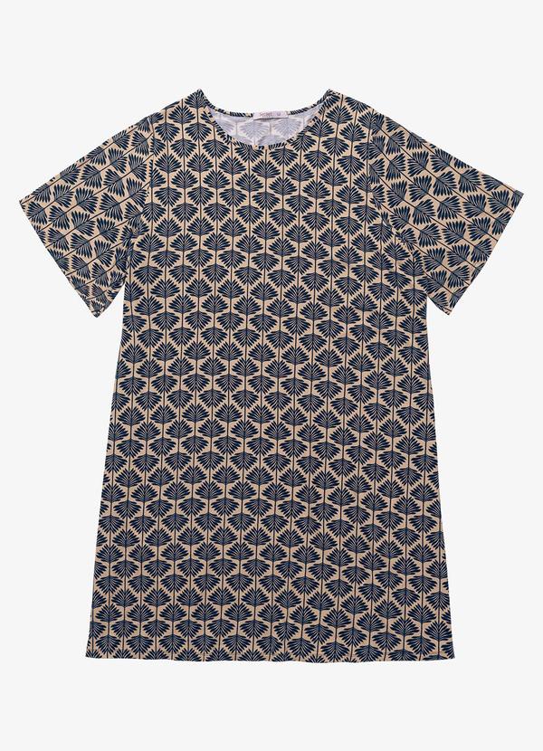 Secret Glam - Vestido Estampado Plus Size Marrom 2