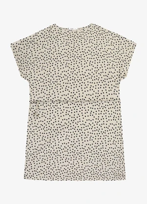 Secret Glam - Vestido Feminino Curto Estampado Bege - SECRET GLAM