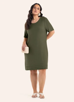 Secret Glam - Vestido Feminino Curto Viscose Verde - SECRET GLAM
