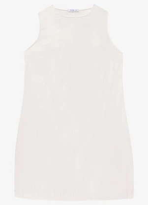 Rovitex - Vestido Feminino Plus  Bege - ROVITEX