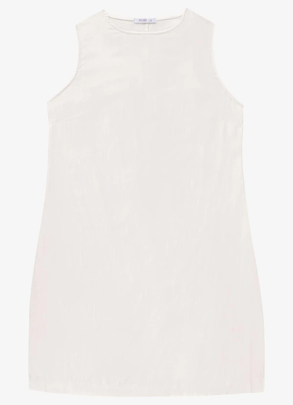 Rovitex - Vestido Feminino Plus Bege