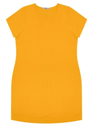 Secret Glam - Vestido Feminino Plus Size Amarelo - SECRET GLAM