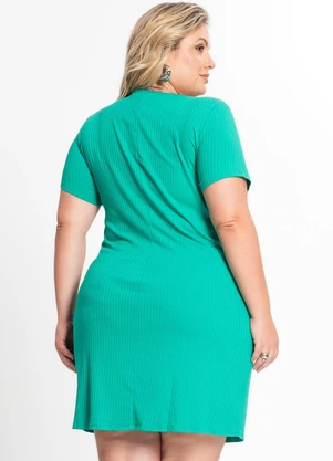 Secret Glam - Vestido Feminino Plus Size Verde - SECRET GLAM