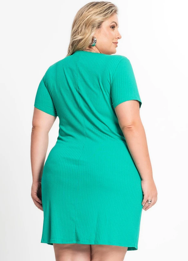 Secret Glam - Vestido Feminino Plus Size Verde 2