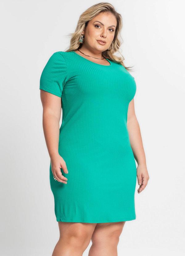 Secret Glam - Vestido Feminino Plus Size Verde