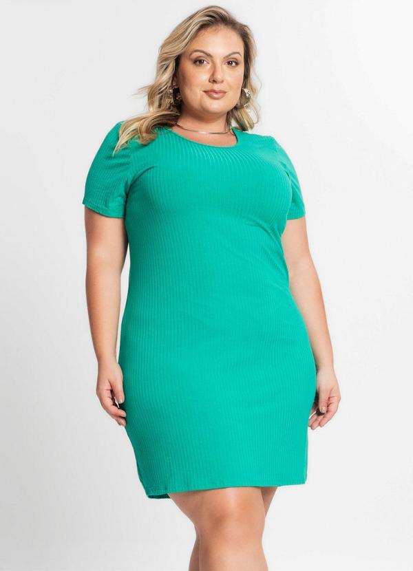 Secret Glam - Vestido Feminino Plus Size Verde 4