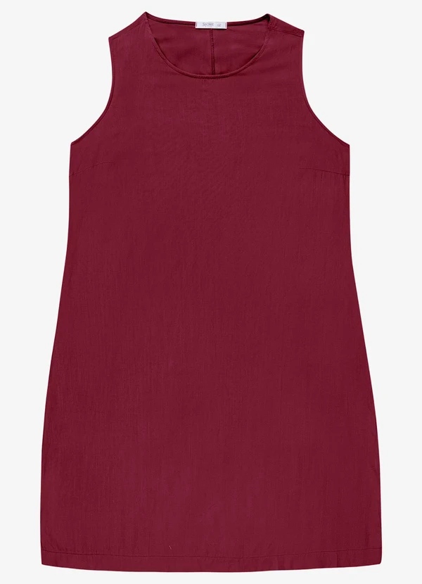 Rovitex - Vestido Feminino Plus Vermelho