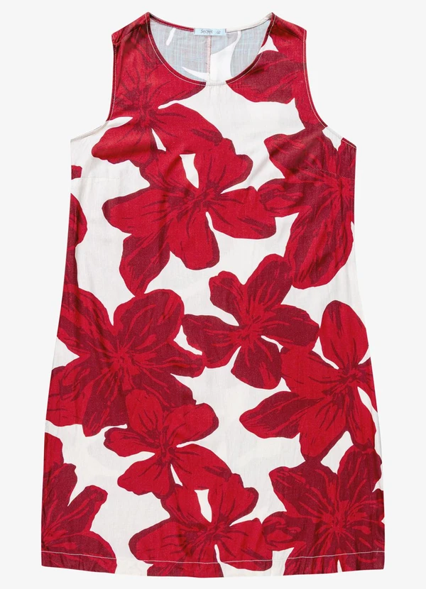 Rovitex - Vestido Feminino Plus Vermelho