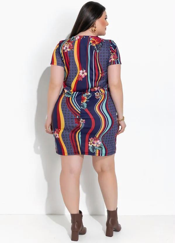 Marguerite - Vestido Floral Abstrato 1