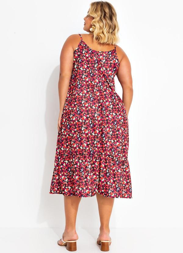 Marguerite - Vestido Floral Colorido em Jersey Acetinado 5