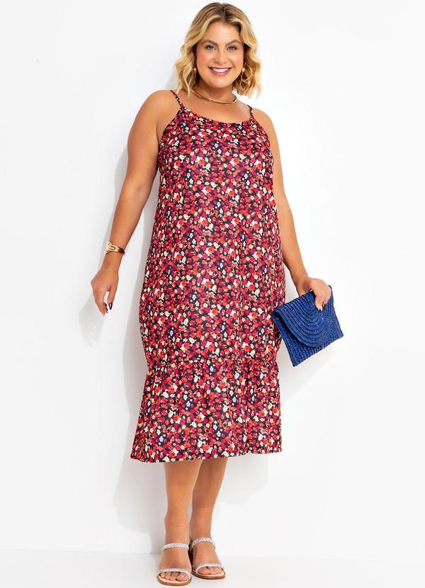 Marguerite - Vestido Floral Colorido em Jersey Acetinado 6