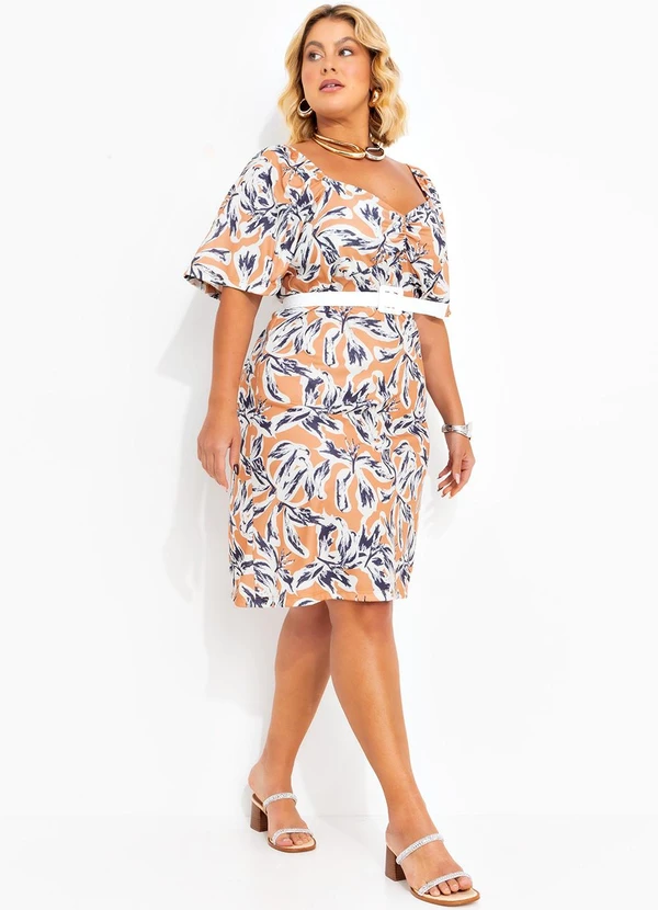 Marguerite - Vestido Floral Orgânico em Jersey Acetinado 4