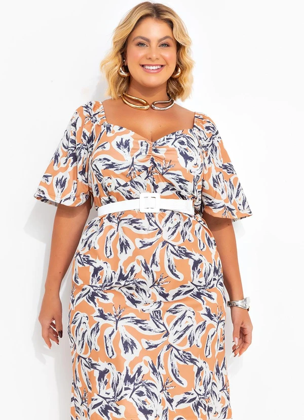 Marguerite - Vestido Floral Orgânico em Jersey Acetinado 6