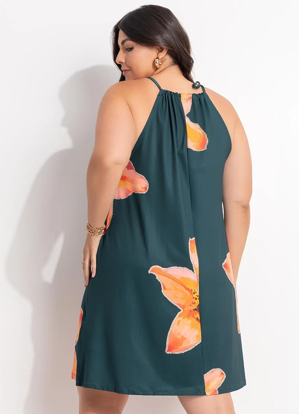 Marguerite - Vestido Lírio Laranja em Malha Fria 7