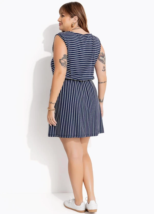 Marguerite - Vestido Listra em Meia Malha Listrada 5