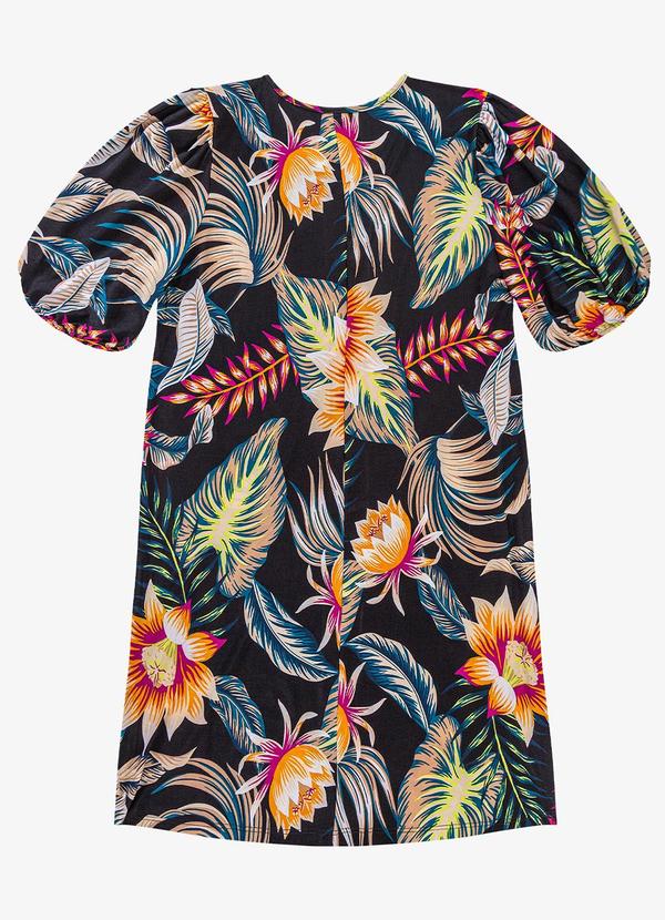 Infinita Cor - Vestido Malha Fria Plus Preto 2