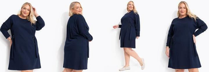 Vestido Marinho em Moletinho