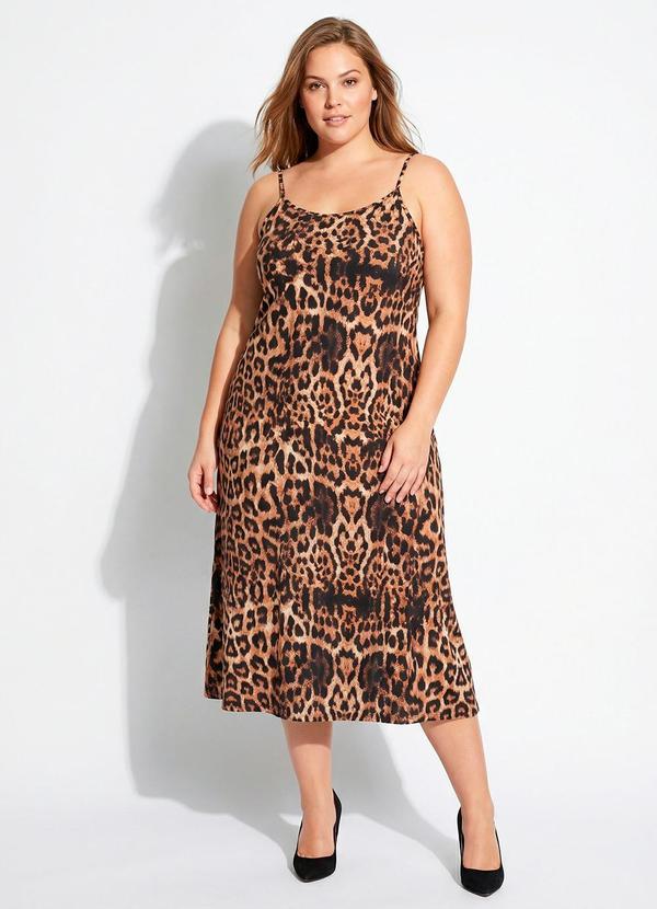 Vestido (Oncinha) em Malha Fria