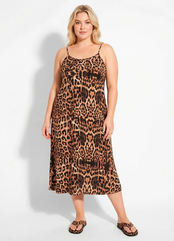 Marguerite - Vestido Oncinha em Malha Fria 3