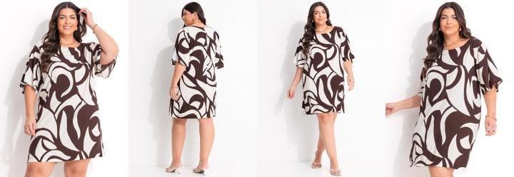 Vestido Orgnica em Viscose Plana