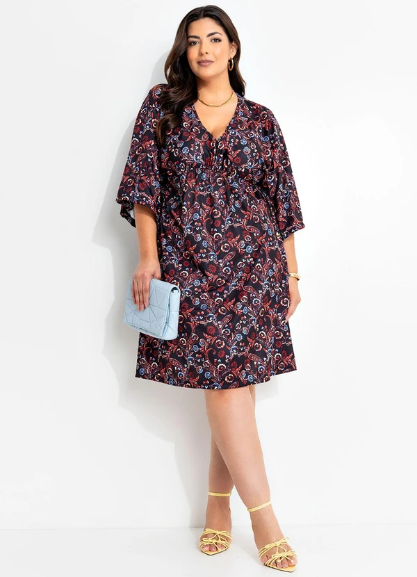 Marguerite - Vestido Paisley em Jersey Acetinado 3