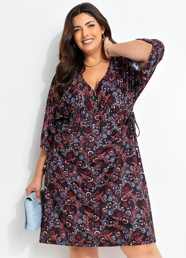 Marguerite - Vestido Paisley em Jersey Acetinado 5