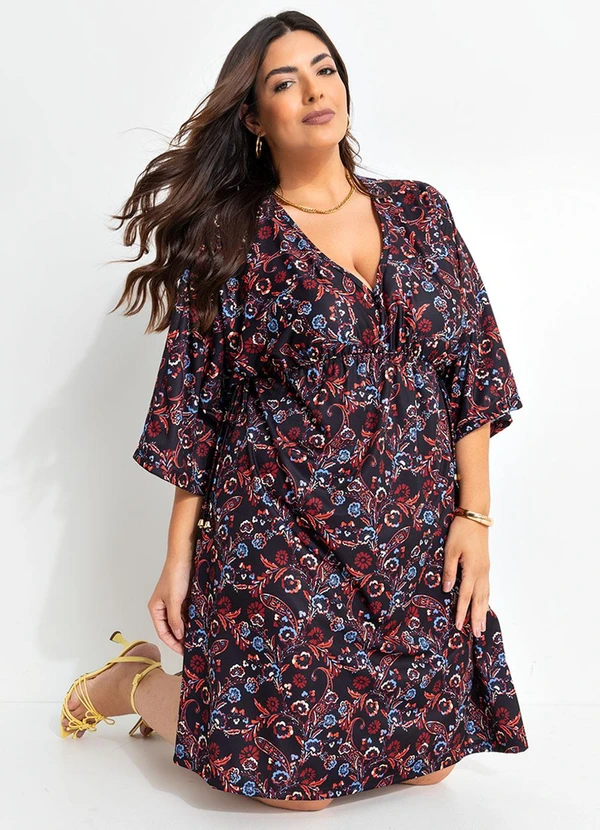 Marguerite - Vestido Paisley em Jersey Acetinado 6