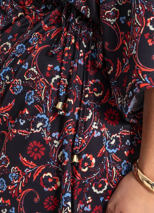 Marguerite - Vestido Paisley em Jersey Acetinado 7