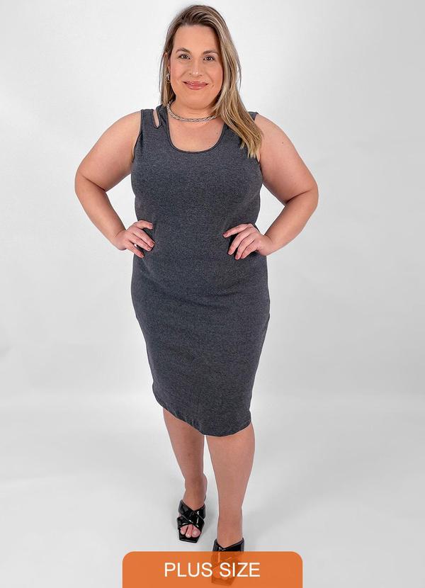 Miss Masy Plus - Vestido Plus Size Bruna Preto