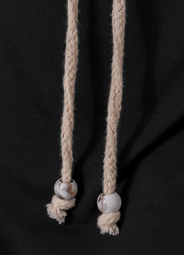 Marguerite - Vestido Preto em Malha de Viscose 2