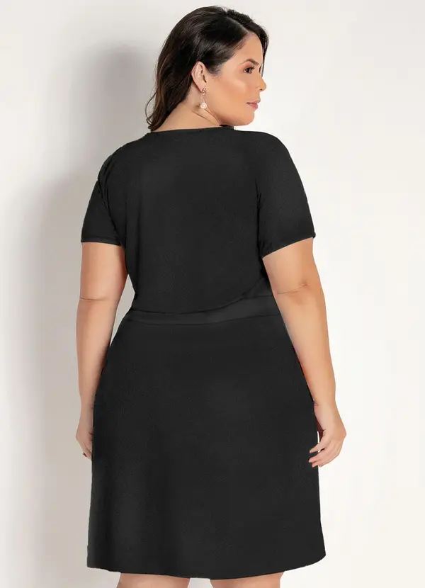 Marguerite - Vestido Preto em Malha 2