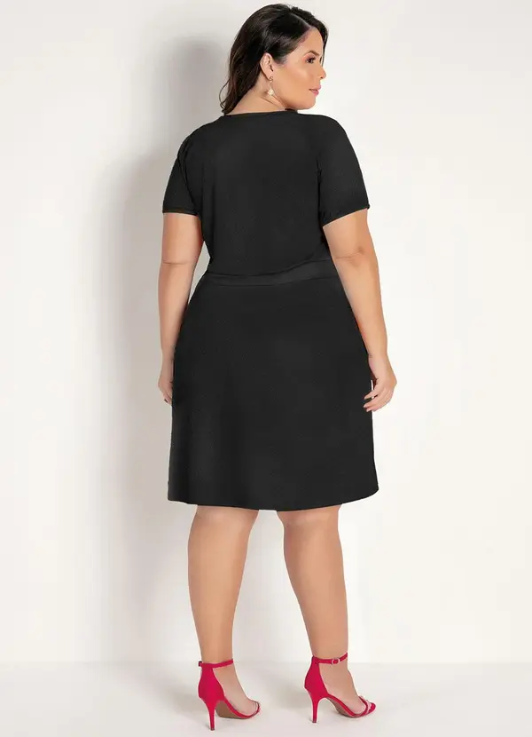 Marguerite - Vestido Preto em Malha 4