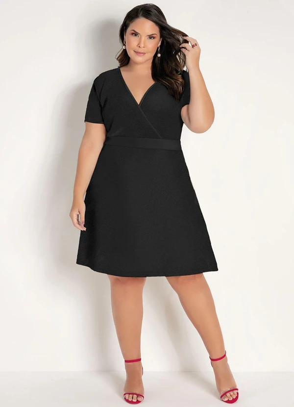 Marguerite - Vestido Preto em Malha 6