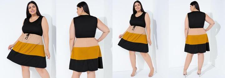 Vestido Preto em Malha