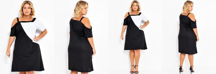 Vestido Preto em Malha