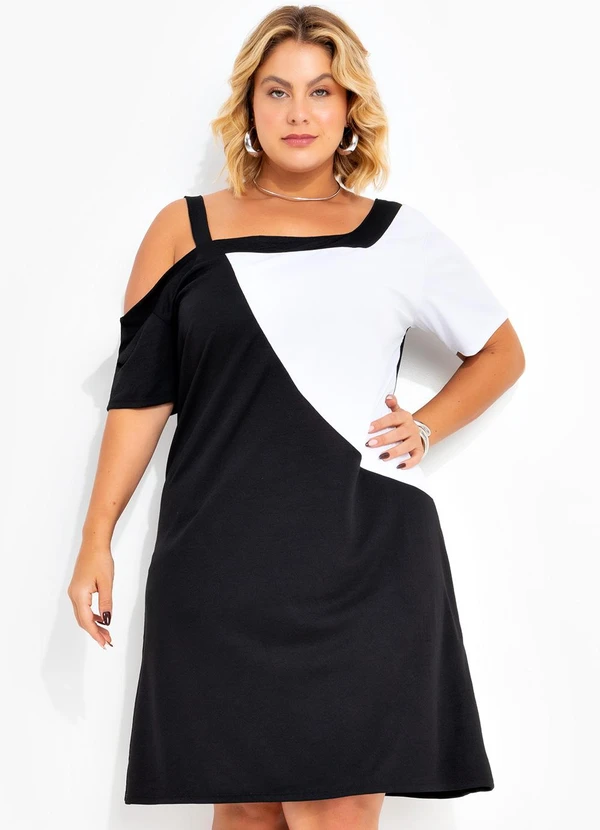 Marguerite - Vestido Preto em Malha